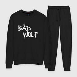 Костюм хлопковый женский Bad Wolf злой волк, цвет: черный