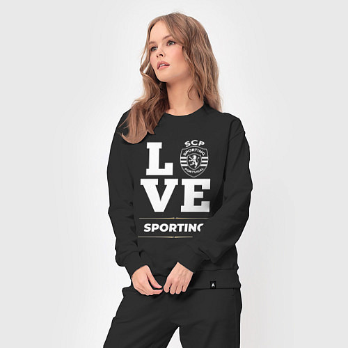 Женский костюм Sporting Love Classic / Черный – фото 3