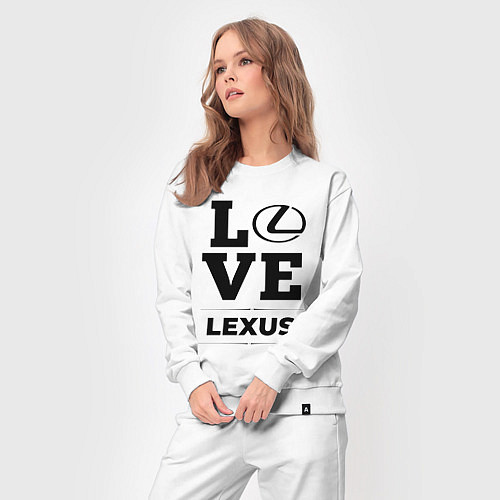 Женский костюм Lexus Love Classic / Белый – фото 3