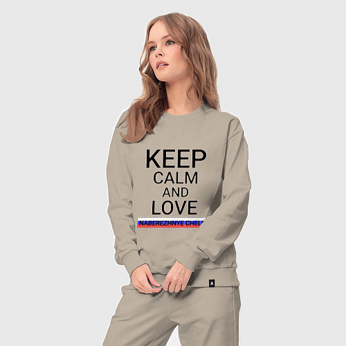 Женский костюм Keep calm Naberezhnye Chelny Набережные Челны / Миндальный – фото 3