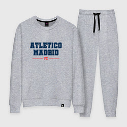 Костюм хлопковый женский Atletico Madrid FC Classic, цвет: меланж