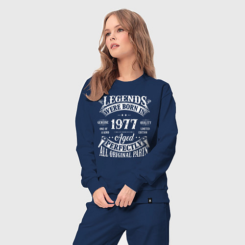 Женский костюм Легенды рождаются в 1977 году / Тёмно-синий – фото 3
