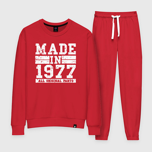 Женский костюм Сделано в 1977 году / Красный – фото 1