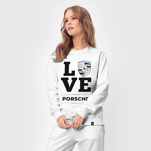 Женский костюм Porsche Love Classic / Белый – фото 3