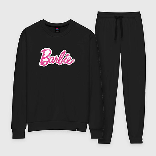 Женский костюм Barbie logo / Черный – фото 1