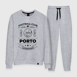 Костюм хлопковый женский Porto: Football Club Number 1 Legendary, цвет: меланж