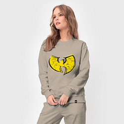 Костюм хлопковый женский Style Wu-Tang, цвет: миндальный — фото 2