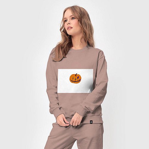 Женский костюм Тыква-голова всадника, Джека, PixelArt / Пыльно-розовый – фото 3