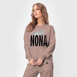 Костюм хлопковый женский Unreal Nona, цвет: пыльно-розовый — фото 2