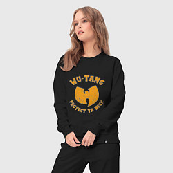 Костюм хлопковый женский Protect Ya Neck Wu-Tang, цвет: черный — фото 2