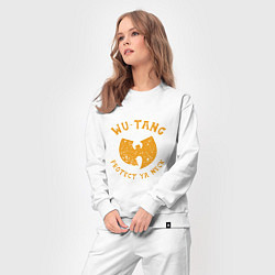 Костюм хлопковый женский Protect Ya Neck Wu-Tang, цвет: белый — фото 2