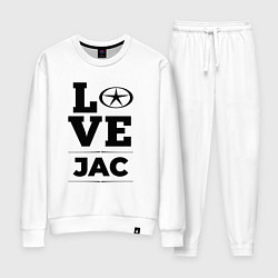 Костюм хлопковый женский JAC Love Classic, цвет: белый