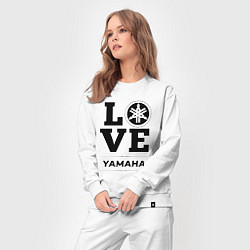 Костюм хлопковый женский Yamaha Love Classic, цвет: белый — фото 2