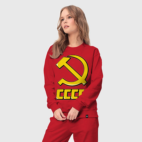 Женский костюм СССР / Красный – фото 3