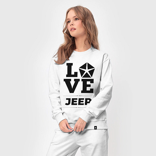 Женский костюм Jeep Love Classic / Белый – фото 3