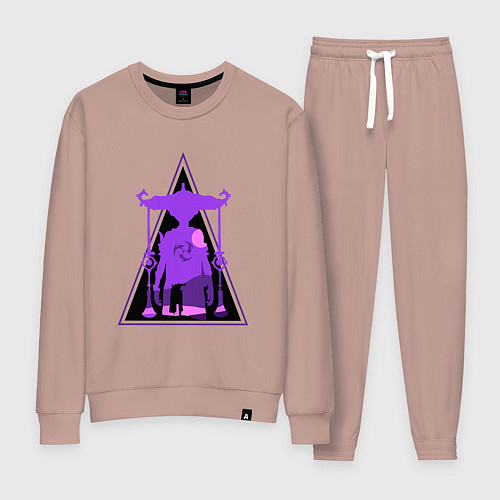 Женский костюм Геншин Импакт Скарамучча / Пыльно-розовый – фото 1