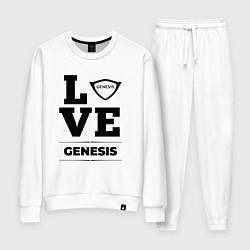 Костюм хлопковый женский Genesis Love Classic, цвет: белый