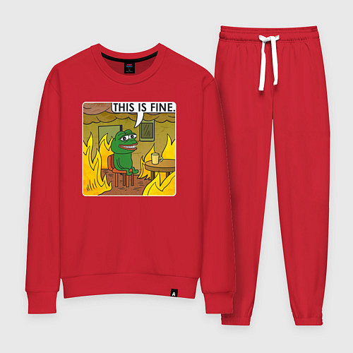 Женский костюм Пепе Лягушонок в беде / Красный – фото 1