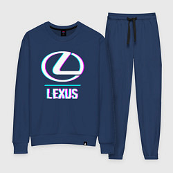 Женский костюм Значок Lexus в стиле glitch