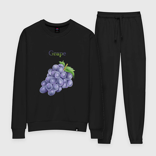 Женский костюм Grape виноград / Черный – фото 1