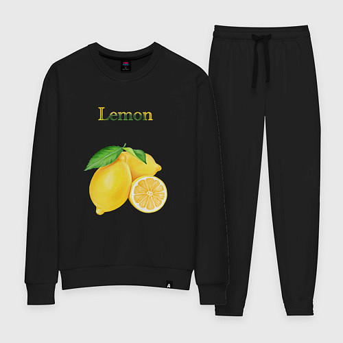 Женский костюм Lemon лимон / Черный – фото 1