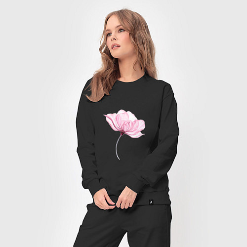 Женский костюм Цветок ласки и нежности / Черный – фото 3