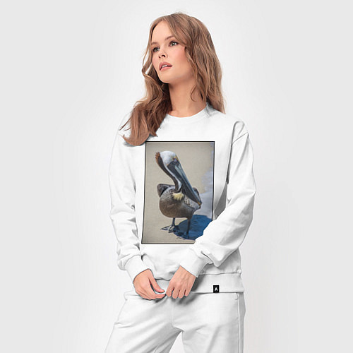 Женский костюм Пеликан у моря / Белый – фото 3