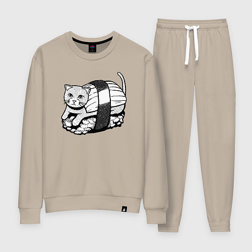 Женский костюм Суши-кот / Миндальный – фото 1