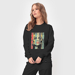 Костюм хлопковый женский Blondie, цвет: черный — фото 2