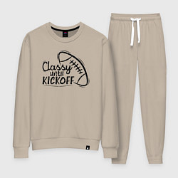 Женский костюм Classy Until Kickoff