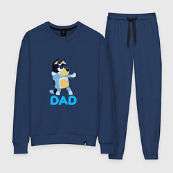 Костюм хлопковый женский Doggy Dad, цвет: тёмно-синий