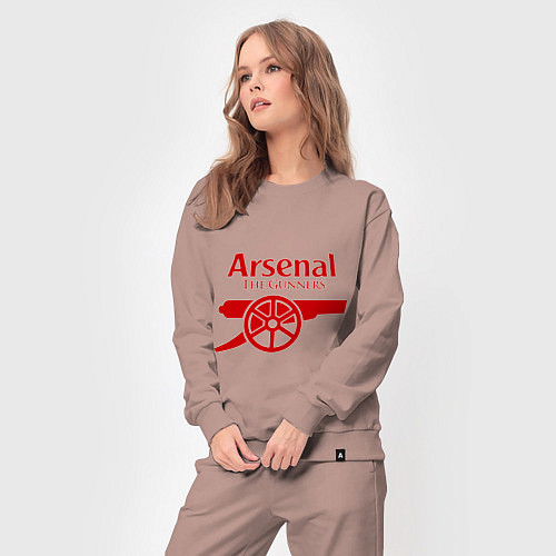 Женский костюм Arsenal: The gunners / Пыльно-розовый – фото 3