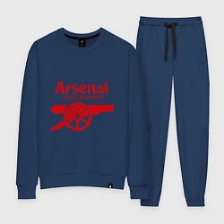 Костюм хлопковый женский Arsenal: The gunners, цвет: тёмно-синий