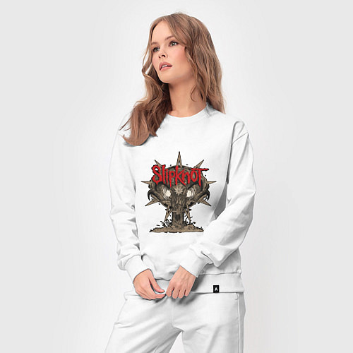 Женский костюм Slipknot skull mushroom / Белый – фото 3