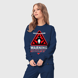 Костюм хлопковый женский Evangelion третий удар, цвет: тёмно-синий — фото 2