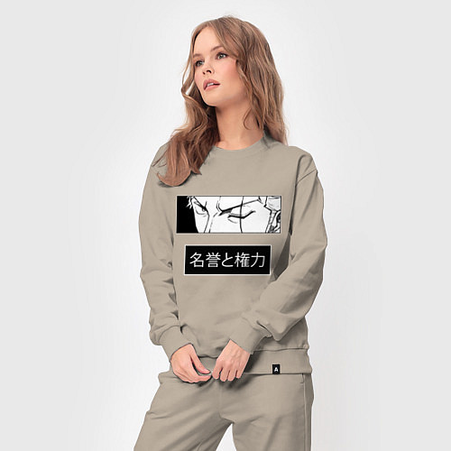 Женский костюм Взгляд Зоро - Вон пис / Миндальный – фото 3