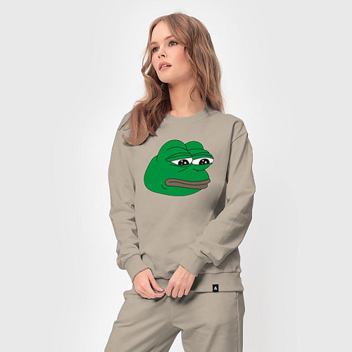 Женский костюм Лягушонок Пепе-Frog Pepe / Миндальный – фото 3