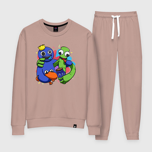 Женский костюм Персонажи игры Радужные друзья / Пыльно-розовый – фото 1