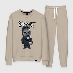 Костюм хлопковый женский Седьмой Slipknot, цвет: миндальный