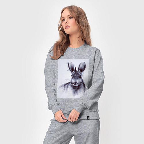 Женский костюм Rabbit symbol 2023 / Меланж – фото 3