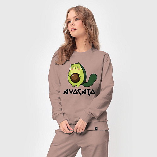 Женский костюм Avocado - AvoCATo - Joke / Пыльно-розовый – фото 3