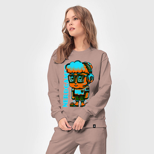 Женский костюм Нерогеймер / Пыльно-розовый – фото 3