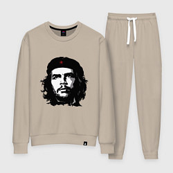 Костюм хлопковый женский Ernesto Che Guevara, цвет: миндальный