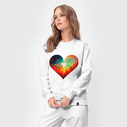 Костюм хлопковый женский My Heart, цвет: белый — фото 2