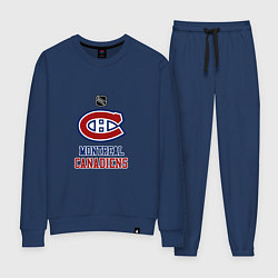 Костюм хлопковый женский Монреаль Канадиенс - НХЛ, цвет: тёмно-синий