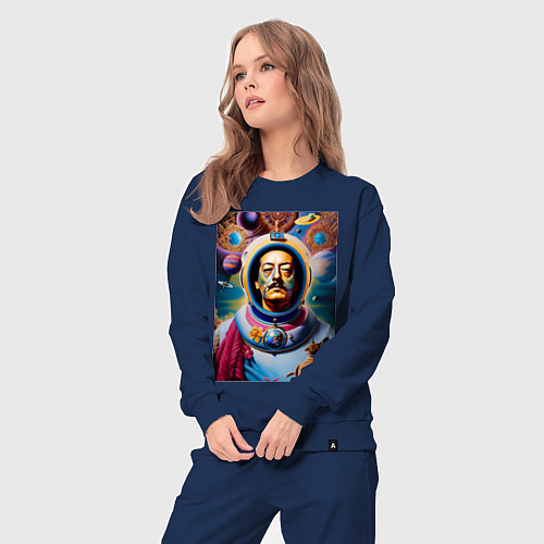 Женский костюм Космонавт Сальвадор Дали / Тёмно-синий – фото 3