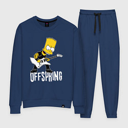 Костюм хлопковый женский Offspring Барт Симпсон рокер, цвет: тёмно-синий