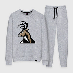 Костюм хлопковый женский Deer mood, цвет: меланж