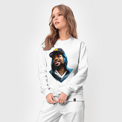 Костюм хлопковый женский Method Man, цвет: белый — фото 2