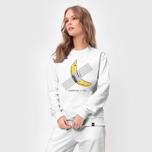 Женский костюм 1000000 and its your banana / Белый – фото 3